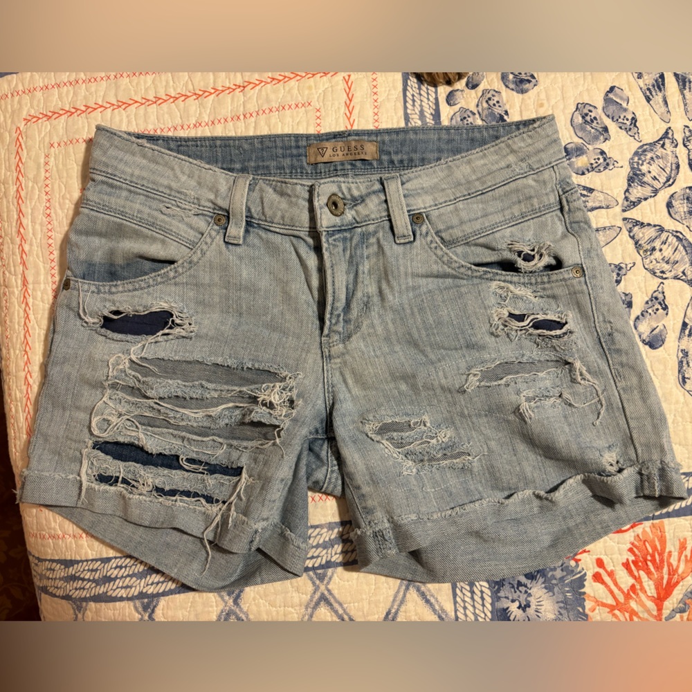 Guess denim shorts size 23